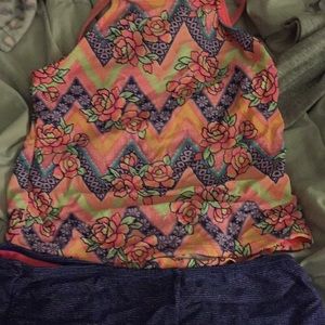 L (large) Wonder Nation two piece swimsuit